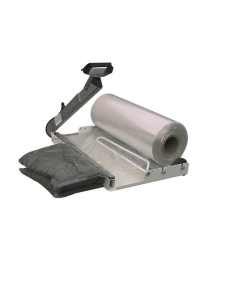 Embolsadora manual de 60 cm con soporte de rollo
